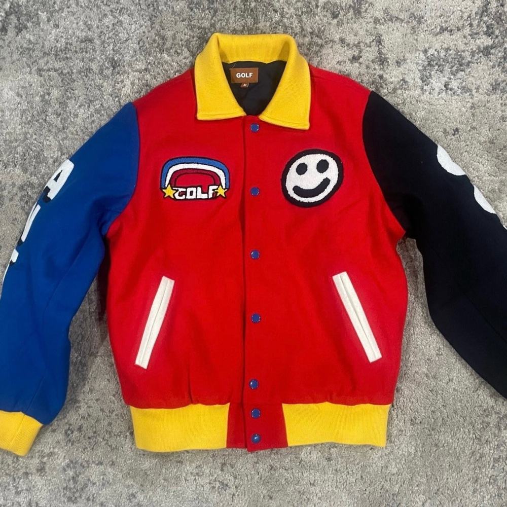 Golf Wang Bomber Varsity Jacket Size Medium